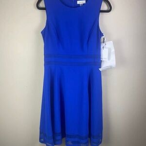 Calvin Klein Women's Blue A-line Dress tags removed